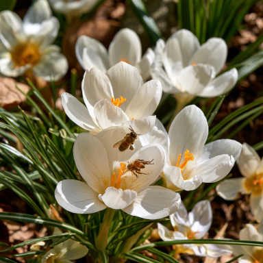 20 Joan of Arc White Crocus-Perfect For Fall Planting!!